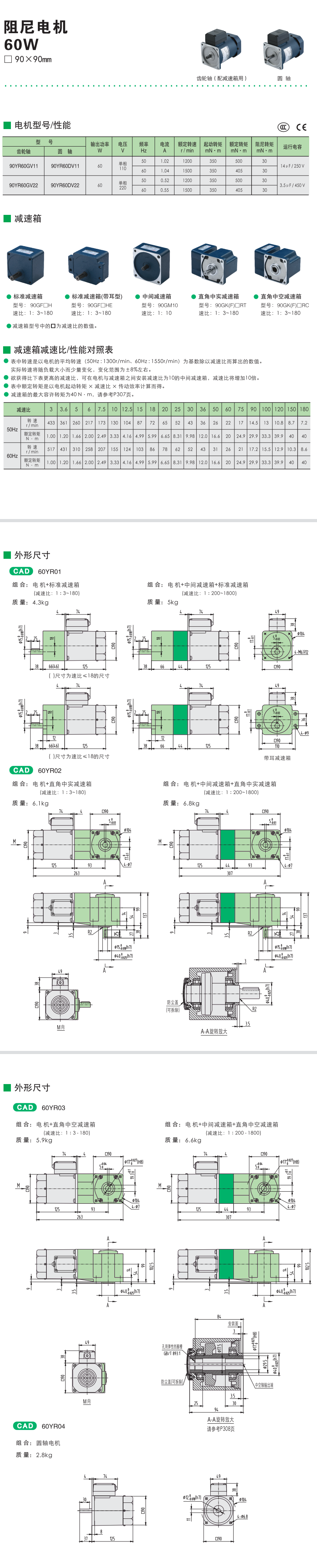 60W精研阻尼電機(圖1)